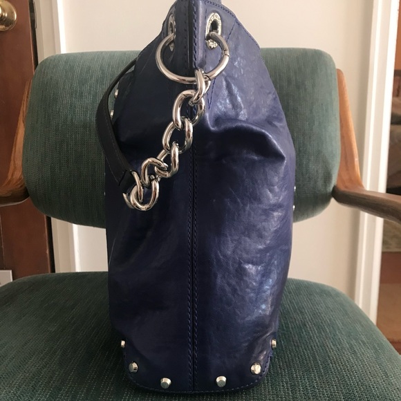 NWT Michael Kors Cobalt Purse - Picture 7 of 10